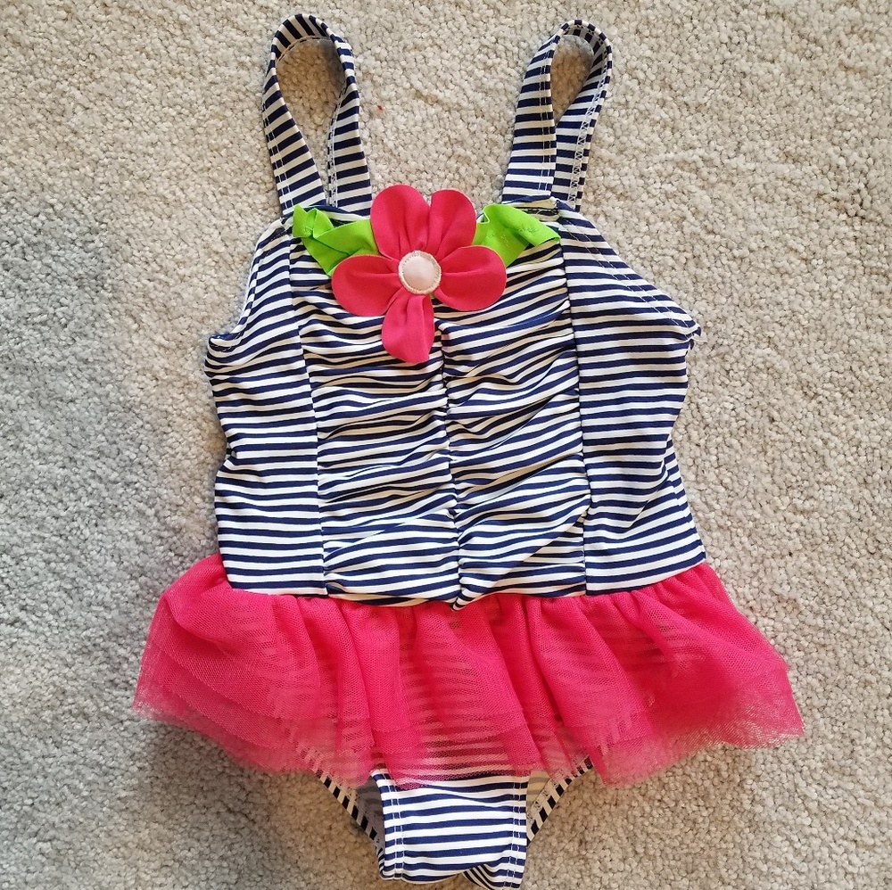 Pink flower Swimsuit